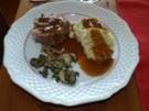 Nackenbraten in Rotweinsoße - Rezept