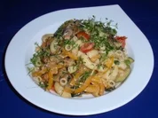 Bunter Nudelsalat alá Linda - Rezept