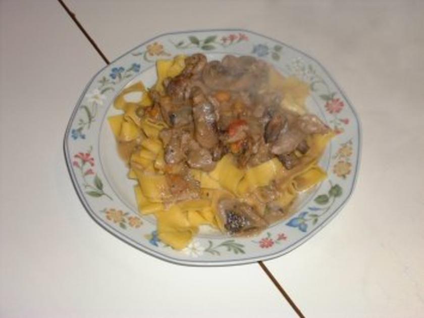 Champignon-Rahm Geschnetzeltes - Rezept - kochbar.de