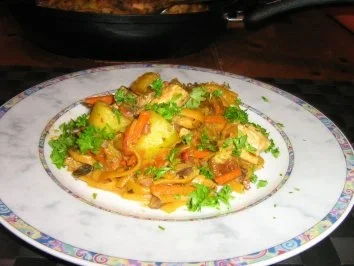 Fruchtiger Hähnchentopf süß-scharf - Rezept - Bild Nr. 7