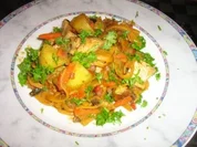 Fruchtiger Hähnchentopf süß-scharf - Rezept