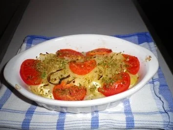 Weichkäse mit Weinzwiebeln - Rezept