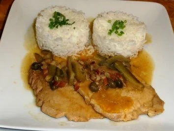 Pikante Schweineschnitzel - Rezept