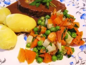 Mischgemüse - rot/weiß/grün ... - Rezept