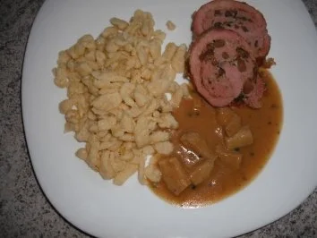 Rezept: Schwinefilet Jäger Art Bild Nr. 4 Schwinefilet Jäger Art - Rezept - Bild Nr. 4