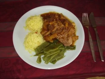 Entenbrust mit karamellisierten Orangenscheiben - Rezept