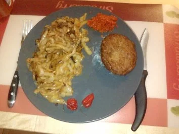 Paprika-Weißkraut Beilage - Rezept