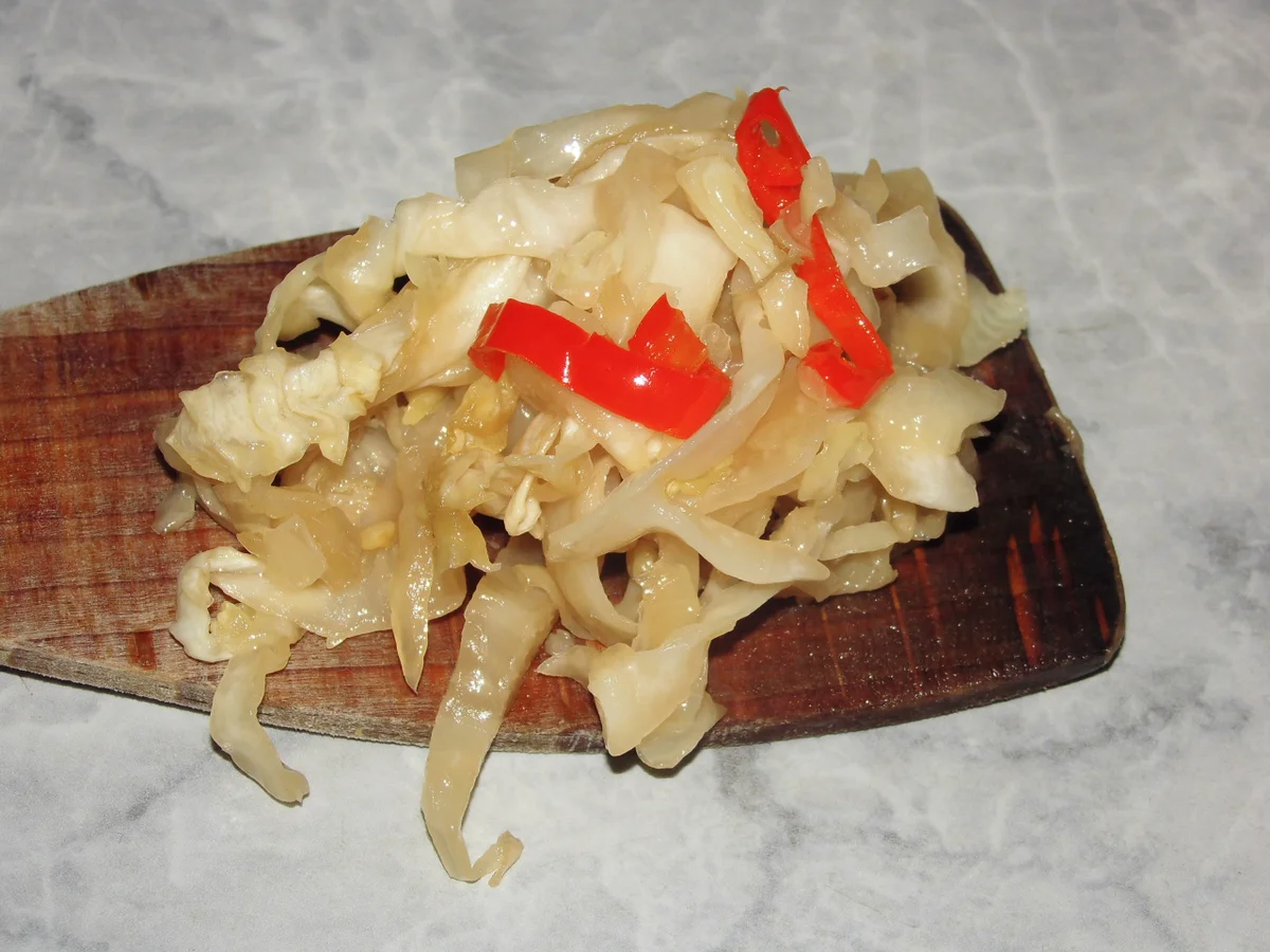 Paprika-Weißkraut Beilage - Rezept - Bild Nr. 3