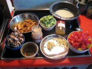 Rezept: Chinesische Gemüsepfanne mit Lendchen Bild Nr. 2 Chinesische Gemüsepfanne mit Lendchen - Rezept - Bild Nr. 2