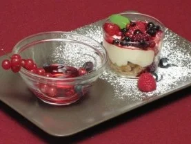 Käsekuchen im Glas und Galaretka - Rezept