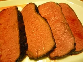 Roastbeef zum Entspannen mit Bohnen und Kroketten - Rezept - Bild Nr. 3