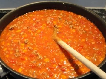 Penne mit Monas Bolognese - Rezept - Bild Nr. 4