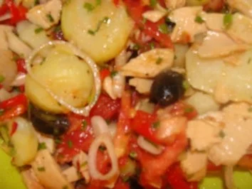 Rezept: Salat : -Kartoffelsalat-Gemüse- Thunfischsalat,,Bonito de Norte" Bild Nr. 2 Salat : -Kartoffelsalat-Gemüse- Thunfischsalat,,Bonito de Norte" - Rezept - Bild Nr. 2