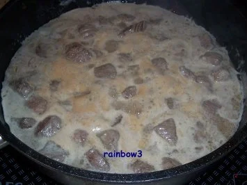 Kochen: Gulasch-Pilz-Kartoffel-Pfanne - Rezept - Bild Nr. 2