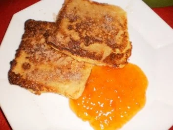 Armer Ritter mit Aprikosenmarmelade - Rezept - Bild Nr. 2