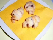 Plätzchen: Frischkäse-Cranberrie-Hörnchen - Rezept