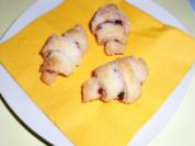 Plätzchen: Frischkäse-Cranberrie-Hörnchen - Rezept