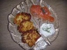 Kartoffeln-Steckrüben-Rösti mit Räucherlachs - Rezept