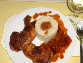 Hähnchen mit Ananas - Rezept