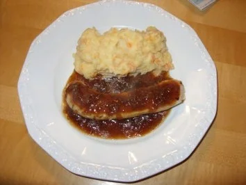 D: Wollwurst mit Zwiebelsauce - Rezept
