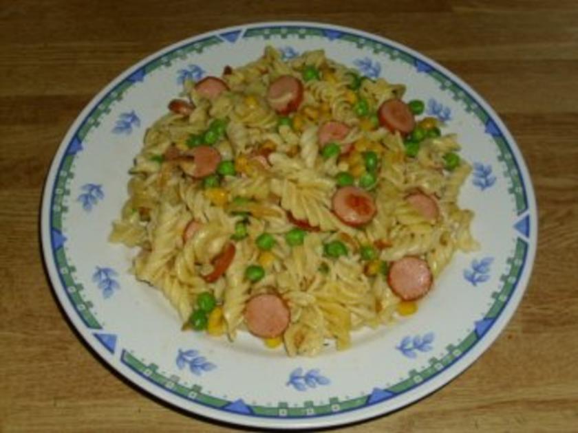 Würstchen Nudelpfanne - schnell &amp; einfach - von Muckisale