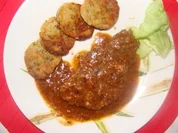 Fleisch : -Schweinekamm in Sauce- - Rezept