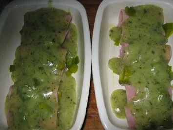 Rezept: Schinken-Porree-Röllchen Bild Nr. 5 Schinken-Porree-Röllchen - Rezept - Bild Nr. 5