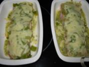Schinken-Porree-Röllchen - Rezept