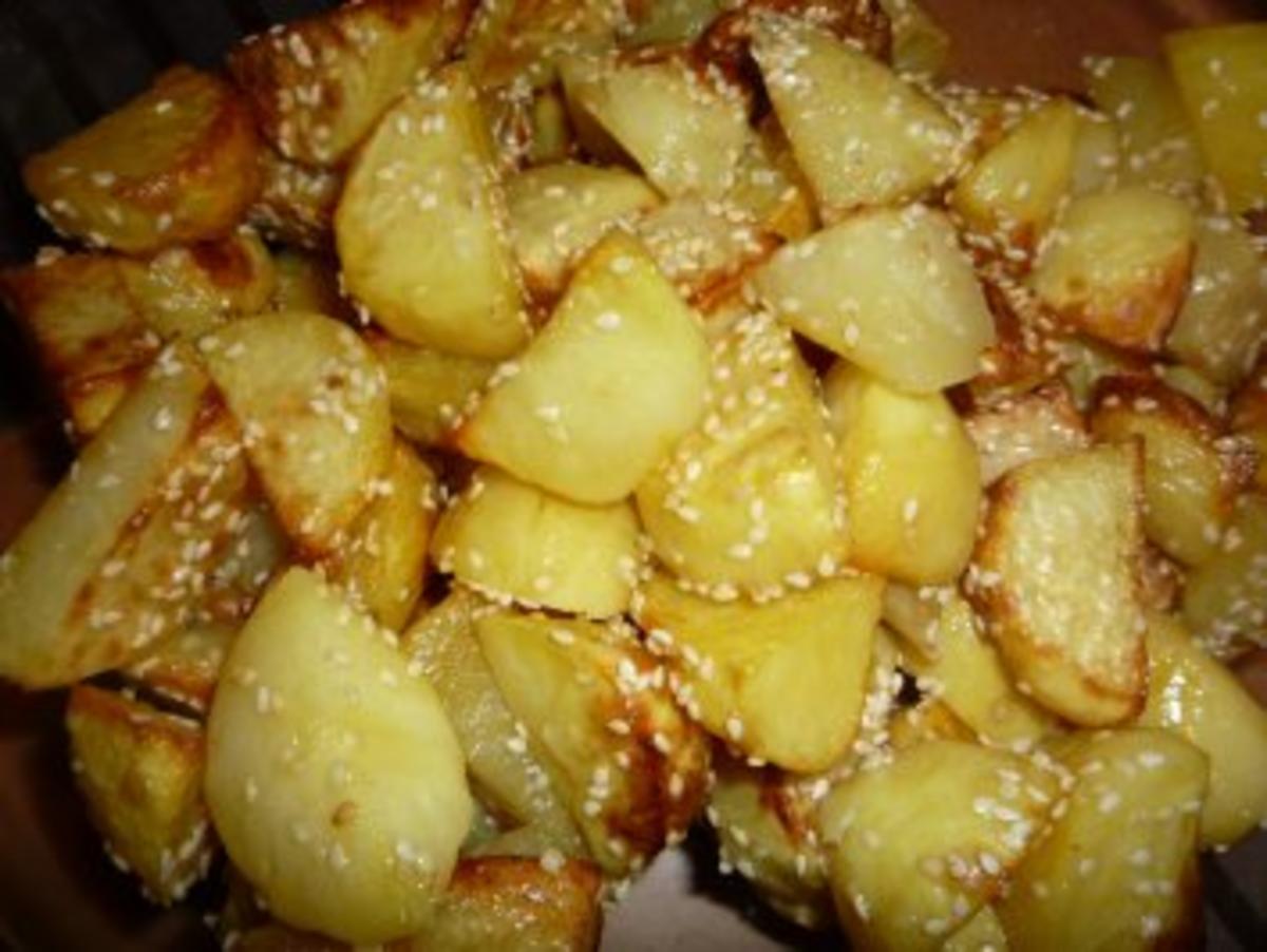 Kaltes Roastbeef mit Sesamkartoffeln - Rezept - Bild Nr. 2
