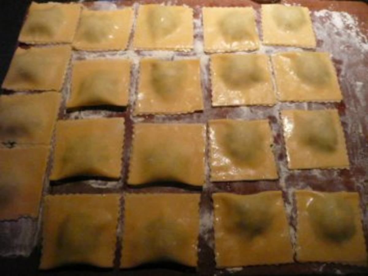 NUDELN/RAVIOLI :Rucola-Ricotta - Rezept