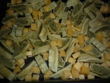 Rezept: Maultaschenauflauf "Hüftgold" Bild Nr. 4 Maultaschenauflauf "Hüftgold" - Rezept - Bild Nr. 4