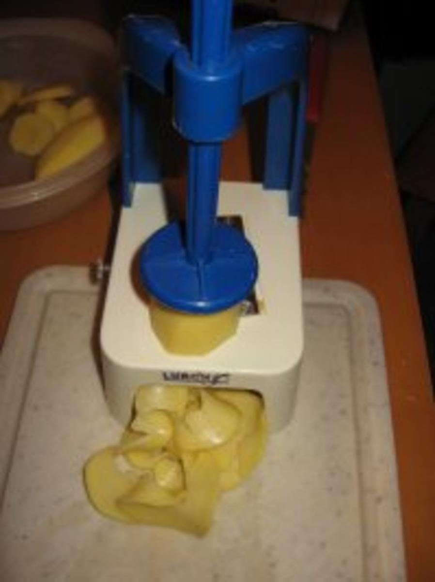 Frittierte-Kartoffel-Knusper-Spiralen - Rezept