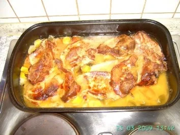 geschmorter Nackenbraten vom Schwein - Rezept - Bild Nr. 3