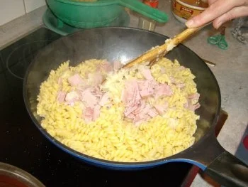 Schinkennudeln einfach und schnell - Rezept - Bild Nr. 6