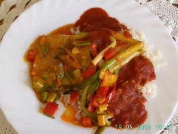 Seelachs mediteran - Rezept