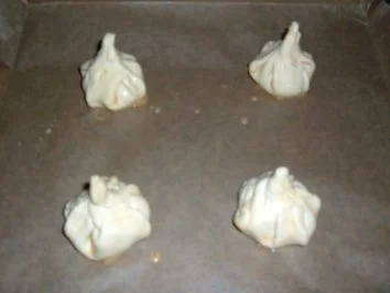 Kuchen : Blätterteig - Säckchen mit Nougat und Kirschen - Rezept - Bild Nr. 4