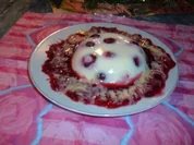 Dessert : Vanillepudding mit Kirschen.......und Eierlikör....))))))))) - Rezept