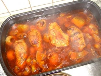 Scharfe Schweinerouladen - Rezept - Bild Nr. 5