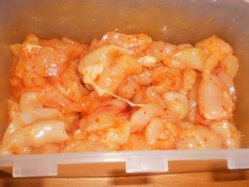 Rezept: Scharfes Hühnchen Bild Nr. 3 Scharfes Hühnchen - Rezept - Bild Nr. 3