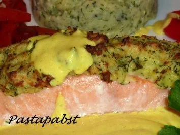 Lachs unter der Kartoffelkruste - Rezept