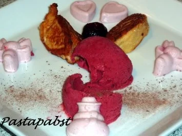 Ricottanocken an Himbeereis - Rezept - Bild Nr. 2