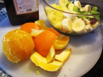 Rezept: Obstsalat mit kleinem Schwips ... Bild Nr. 5 Obstsalat mit kleinem Schwips ... - Rezept - Bild Nr. 5