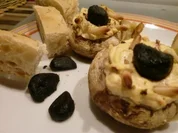 Riesenchampignons mit schwarzem Knoblauch - Rezept