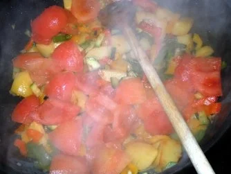 Hackbraten auf Gemüsebett - Rezept - Bild Nr. 5