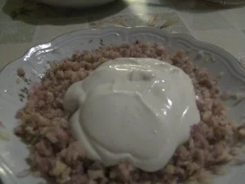 Rezept: ( Fisch ) Matjes-Tatar Bild Nr. 6 ( Fisch ) Matjes-Tatar - Rezept - Bild Nr. 6