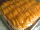 Blechkuchen -- Pfirsichkuchen - Rezept