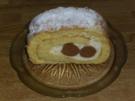 Maroni-Biskuitrolle - Rezept