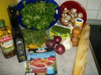 Rezept: Feldsalat und Rucola treffen Speckschwammerl Bild Nr. 2 Feldsalat und Rucola treffen Speckschwammerl - Rezept - Bild Nr. 2