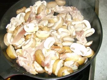 Rezept: Feldsalat und Rucola treffen Speckschwammerl Bild Nr. 5 Feldsalat und Rucola treffen Speckschwammerl - Rezept - Bild Nr. 5