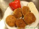 goldgelbe Fischfrikadellen - Rezept